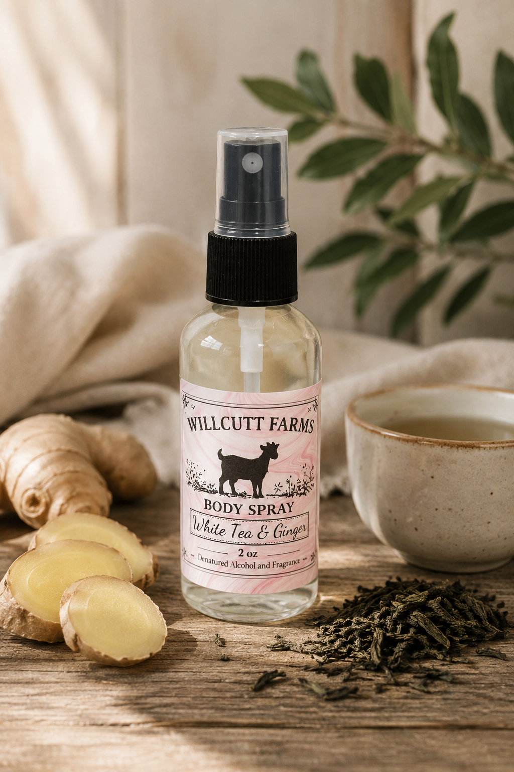 White Tea & Ginger Body Spray